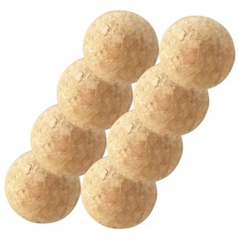 Sosoport 5sets Wooden Foosball Balls Replacement for Foosball Table Mini Football Game Accessories Small Table Balls 8pcs*5