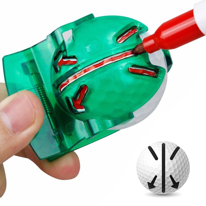 TVSVKWE 4 Pieces Golf Transparent Line Drawer, Marking Tools, Golf