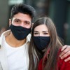 Face Masks Washable UK with Filters - Reusable/Adjustable/Washable Black masks