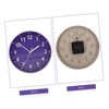Levemolo 8 Inch Silent Wall Clock Digital Display Boho Decor