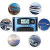 30A MPPT Solar Charge Controller 12V/24V Auto Focus Tracking Solar