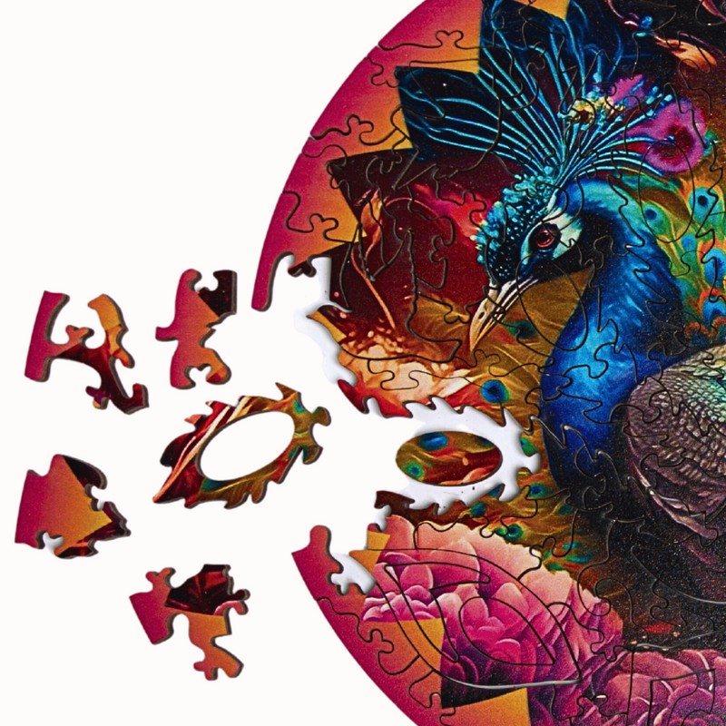 Twigg Puzzle Wooden Jigsaw Puzzle 118 Pieces - Penelope Peacock