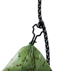 Dog Poop Bag Holder, Waste Bag Holder, Dog Poop Bag Carrier, Hand Free Holder, 2pc(Blue)