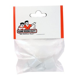 Game Room Guys Pinball Post - Faceted - White -1-3/16"- Set of 2