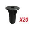 appRUN 20X Wheel Arch Moulding Clips Fastener Grommet For TOYOTA