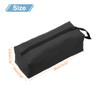 sourcing map Zipper Utility Tool Bag 10.2x4x3.3 Inch, Black