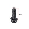 sourcing map M5 x 14mm Carbon Steel Phillips Pan Head