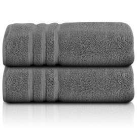 GC GAVENO CAVAILIA 2 Pack Bathroom Towels - Highly Absorbent Egyptian Cotton - Quick Dry - Soft (50x80 Cm)