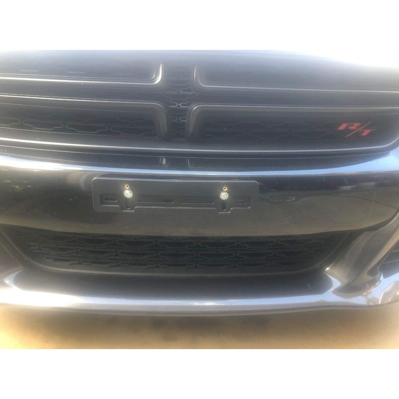 1 Front License Plate Tag Holder Mounting Adapter Bumper Kit