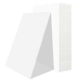 Mat Board Center, Pack of 10 3/16" Thick White with White Core Foam Core Backing Board/Mounting Board (16x20)