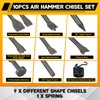 weyleity 10PCS Air Hammer Chisel Set | 0.401" Shank Pneumatic
