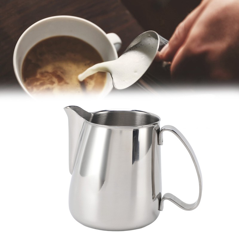 Milk Frothing Pitcher 304 Stainless Steel Dripless Spout Coffee Milk