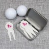 Azeeda 'Lazy Cow' Golf Divot Tool/Repair Fork Gift Set (GO00066713)