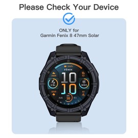 OVERSTEP Case Cover Compatible with Garmin Fenix 8 47mm Solar,Soft Anti Drop Replacement Protective Cases Smart Watch Accessories.