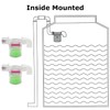 Transparency Water Float Valve, Water Level Control Water Tank Traditional