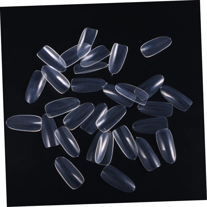 Baluue Manicure Nail Art 500pcs Oval False Nails Full Cover