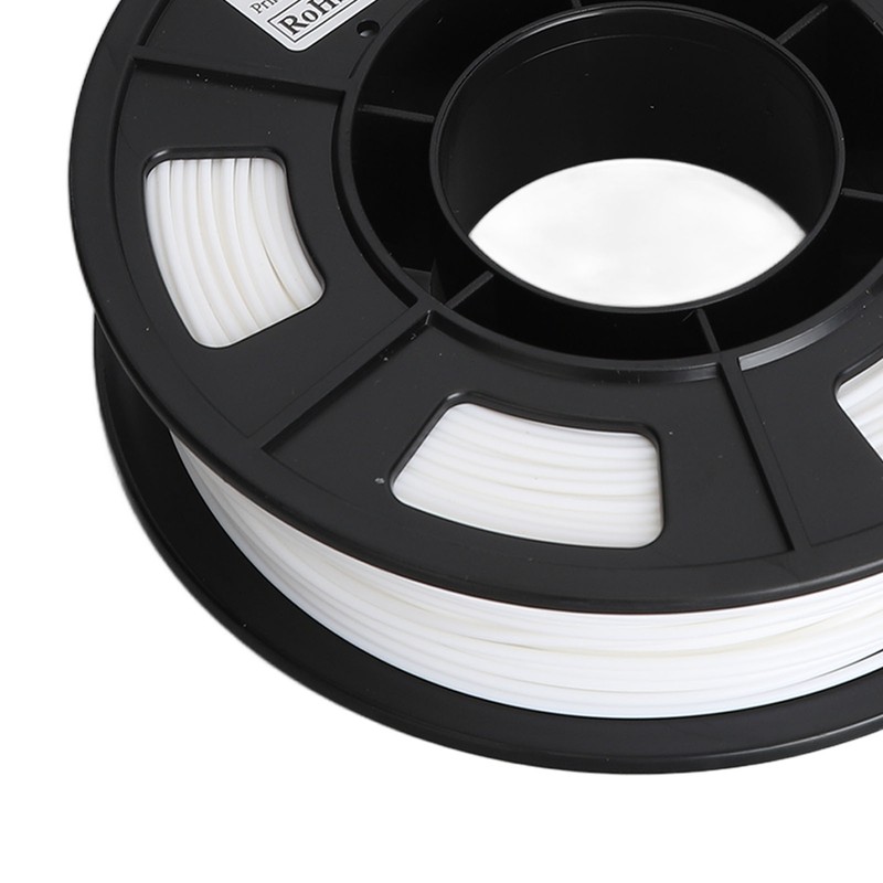 3D Printer Filament White 1.75mm 8.8oz Net Weight 180 to