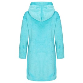 Kids Bathrobe, Toddler Hooded Soft Towel Robe for Girls Boys Terry Cloth Robes Sleepwear Lake blue 14 Years