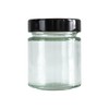 GPK4ALL 5oz Glass Jar with Metal Lids, Pack of 12