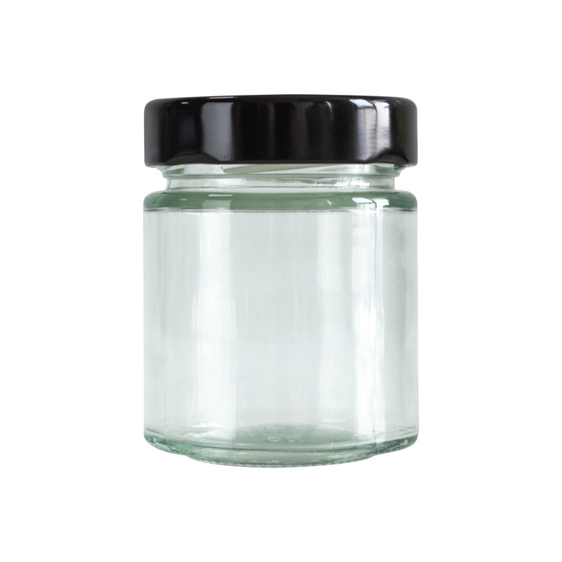 GPK4ALL 5oz Glass Jar with Metal Lids, Pack of 12