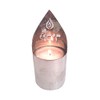 Memorial Yahrzeit Candle Holder Yizkor with Candle - Made in