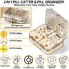 Pill Cutter Splitter for Tiny Small Large Pills - 1/2