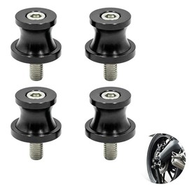 Pack of 4 Universal Motorcycle Stand Mount M8, CNC Machined Aluminium Alloy Rear Swing Supports, Motorcycle Swing Protection for 8 mm Motorcycles of All Models