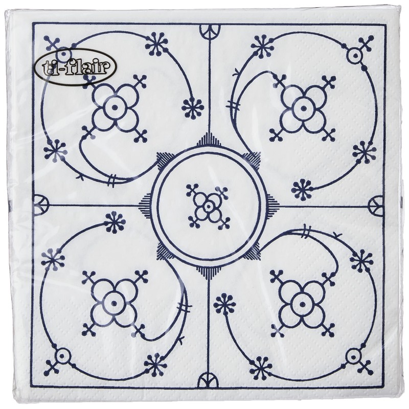 JET PAPIER GMBH Servietten 33x33cm 20 St. Indisch blau