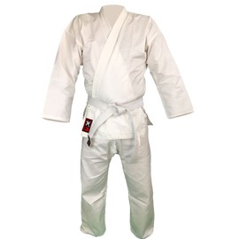 Budodrake Karate Suit Bushido White 8oz Karate Gi (140)