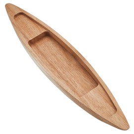 GORGECRAFT Unfinished Wooden Boat Craft Model Wooden Boat Model Mini Nautical Sailing Boat Strong Wooden Canoe Craft Project Desk Ocean Landscape Ornament as Centerpiece Home Office DIY Proje