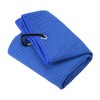 PATIKIL 20"x16" Tri-Fold Golf Towels, Waffle Pattern Towels Soft Fiber