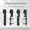 Roymelo 46" Bifold Sliding Barn Door Hardware Track Kit,Side Mounted