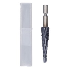 Spiral Grooved Step Drill Bit 4mm to 12mm Step 1/4in Shank M35 Cobalt 9 Sizes Multi Step Cone Bits