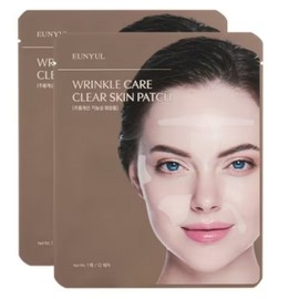 Silveryul Wrinkle Care Clear Skin Between-the-Glabella Wrinkle Patch 2 Sheets Korean Beauty Skincare / 은율 링클 케어 클리어 스킨 미간 팔자주름패치 2매입 한국 뷰티 스킨케어