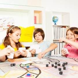 SAFIGLE 48-Piece Counter Dice Set MTG Dice Counter Acrylic Dice Counter Token Dice Card D6 Cube Plus and Minus Sign Dice Pearl Pattern