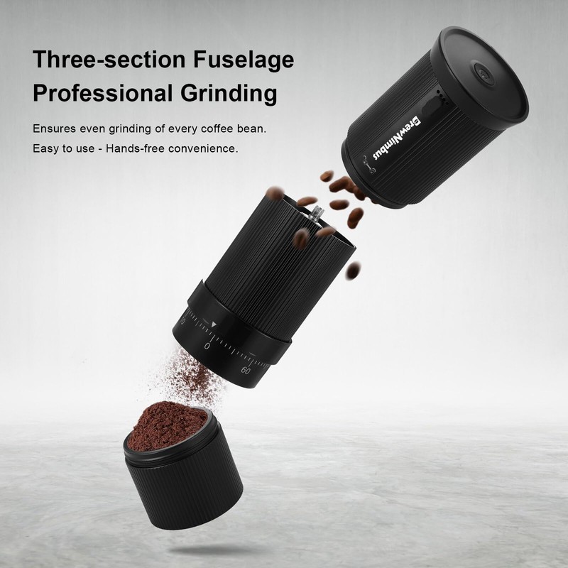 Portable Electric Coffee Grinder – Rechargeable Coffee Bean Grinder with
