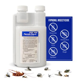 Fipronil Plus C Pest Control Concentrate - DIY Commercial-Strength Roach Killer Indoor Infestation, Easy-Use Ant Spray, Makes 21 Gallons of Fipronil Solution for Homeowners - 16 oz