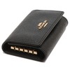 Coach 76741 IMBLK Men's Outlet Key Case, Black, (1) IMBLK
