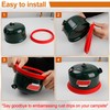 SUNJIKA Silicone Kerosene Tank Base for Coleman Lanterns, Scratch-Resistant &