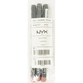 NYX Professional Makeup SPL858 Nude Pink Slim Lip Pencil 3pk