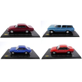 - Set of 4 cars 1/43 Opala Diplomata + Veraneio + Monza + Chevette Luxo (CH2+4+5+8)