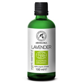 Lavendelöl BIO 100ml - Lavandula Angustifolia Organic - Ätherisches BIO-Öl Naturrein - Lavendel Öl zur Aromatherapie und Entspannung - Lavendel für Duftlampen und Diffusers - Beruhigendes Öl