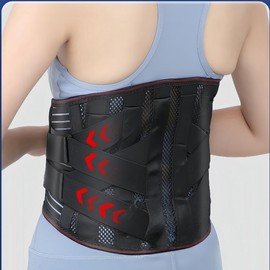 Back Brace Support Belt-Work Back Brace Lumbar Support for Back Pain, Sciatica, Scoliosis, Herniated Disc Adjustable Support Straps-Lower ,Industrial Lower Back Pain Protection Belt in Construction, Mover, Warehouse Jobs for Men & Women (XL)