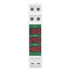 DIN Rail Voltage Meter DC11-310V Voltmeter with 3 Digit LCD