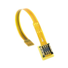 chenyang - Kit de extensión de Cable FPC Plano Suave para Tarjeta Micro SIM a Nano SIM, 10 cm