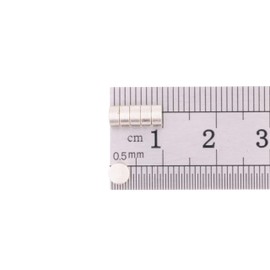 Aprilheld 100 Disc Magnets 4 x 2 mm N52 Strongest Class Neodymium Magnets Extra Strong Power Magnet for Notice Board, Whiteboard, Photo, Fridge Mini Magnetic Disc