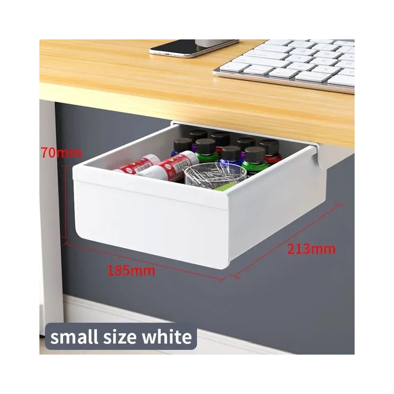 Closiq Desk Drawer Organizer – Self Adhesive Hidden Compartments for