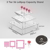 LUOBAO 12in Cake Pop Stand Acrylic Cake Pop Display Stand,Large