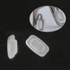 Eyeglass Nose Pads Pieces 11mm 4Pairs Replacement Square Rectangle Push