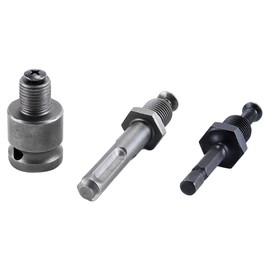 Durlo 3Pcs 1/2-20UNF Drill Chuck Converter Adapter, 1/2" Square Female Adapters for Impact Electric Driver/Wrench/Hammer